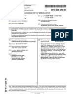 European Patent Specification C12P 19/20, C12N 9/30,: Enzyme