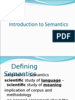 1. Introduction to Semantics (1)