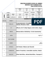 DAY SUN MON TUE WED Thur Date 24 25 26 27 28: Phy/ Acc Bio/Bus. Arabic & Deen