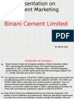 Binani Cement Marketing