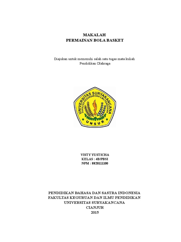 Makalah Bola Basket