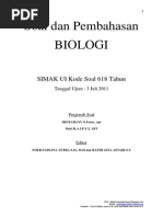 Download Soal Dan Pembahasan Biologi SIMAK UI Kode 618 by HafizhahErindra SN266504640 doc pdf