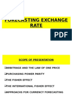 Exchg Rate Forecasting