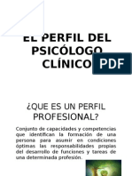Perfil Del Psicologo Clinico