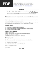 Avaliação Mensal ER 2B