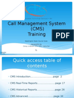 Call Management System (CMS) Training: Washington State Course Code: Presented by Cindy Lindholm CTS - CMS Instructor