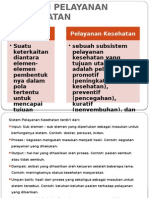 Sistem Pelayanan Kesehatan