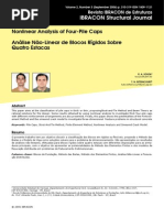 Analise de Blocos Sobre 4 Estacas