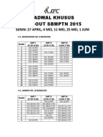 Jadwal Try Out SuperIntensif 2015 SSC Bandung