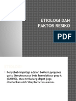 Etiologi Dan Faktor Resiko Impetigo Bulosa