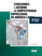 Restricciones del entorno a la competitividad  empresarial en America Latina