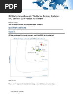 Idc Marketscape Excerpt Worldwide Business Analytics