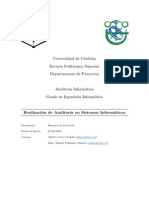 Realización de Auditoría en Sistemas Informáticos