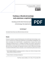 Feenberg e A Filosofia Da Tecnologia Norte Americana