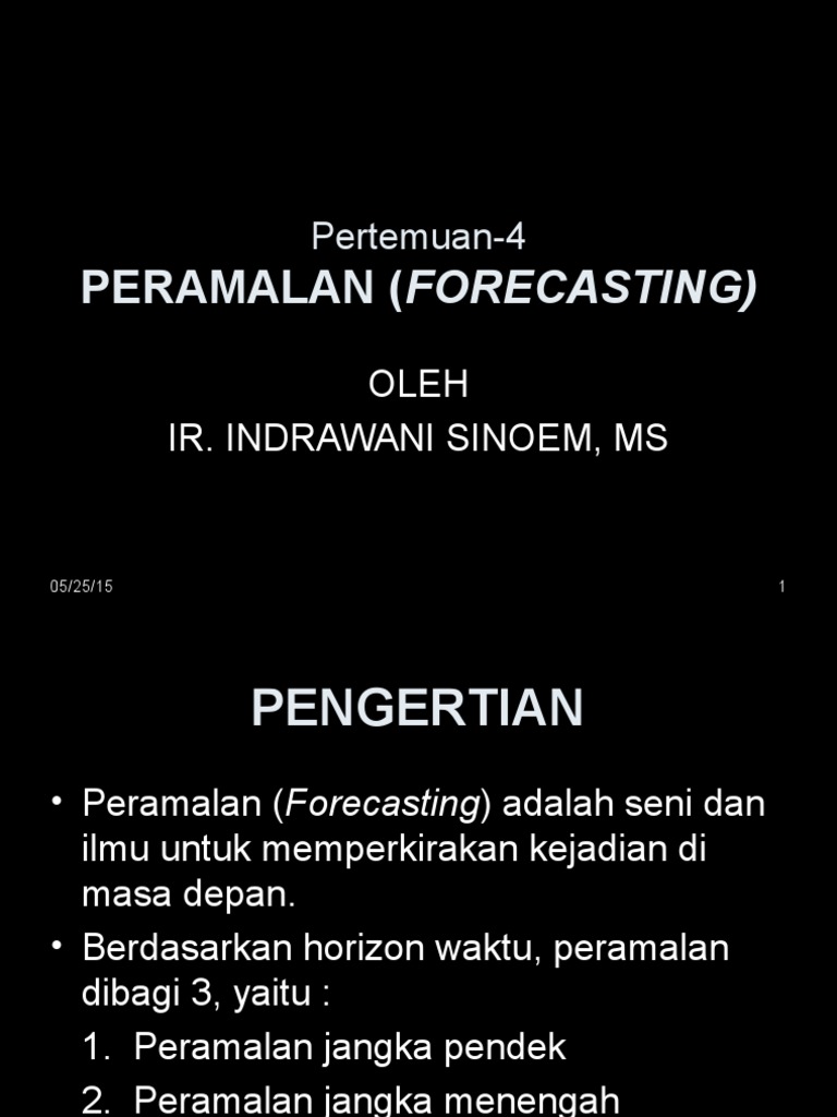 Peramalan Permintaan