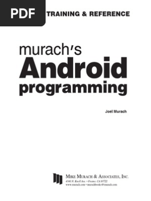 Murach Android Programming