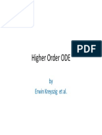 Higher Order ODE