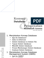 Konsep Database Dan Pengenalan Microsoft Access