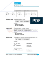 Basic Grammar 1.2: TENSES - BE (ARE) - Simple Present