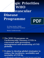 Strategic Priorities of the WHO Cardiovascular Disease Programme