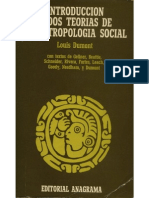 UNFV ANTROPOLOGIA Dumont, Louis - Introducción a Dos Teorías de La Antropología Social