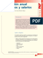 Declaración anual de sueldos y salarios: sujetos obligados, deducciones y fecha límite