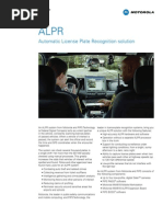 Motorola ALPR Spec Sheet
