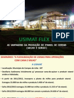 Usimat Flex Com Visão Geral de Rendimento