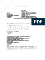 ASSIGNMENT 1: Linear Convolution and De-Convolution