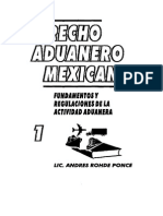 Derecho Aduanero Mexicano 1 - Andres Rohde Ponce