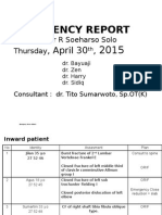 ER Report: 4 Patients with Orthopedic Injuries