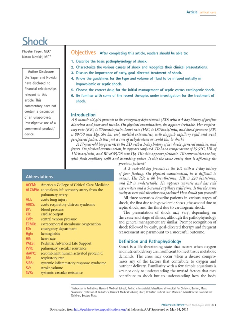 Shock | PDF