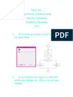 Taller # 2 de Algoritmos