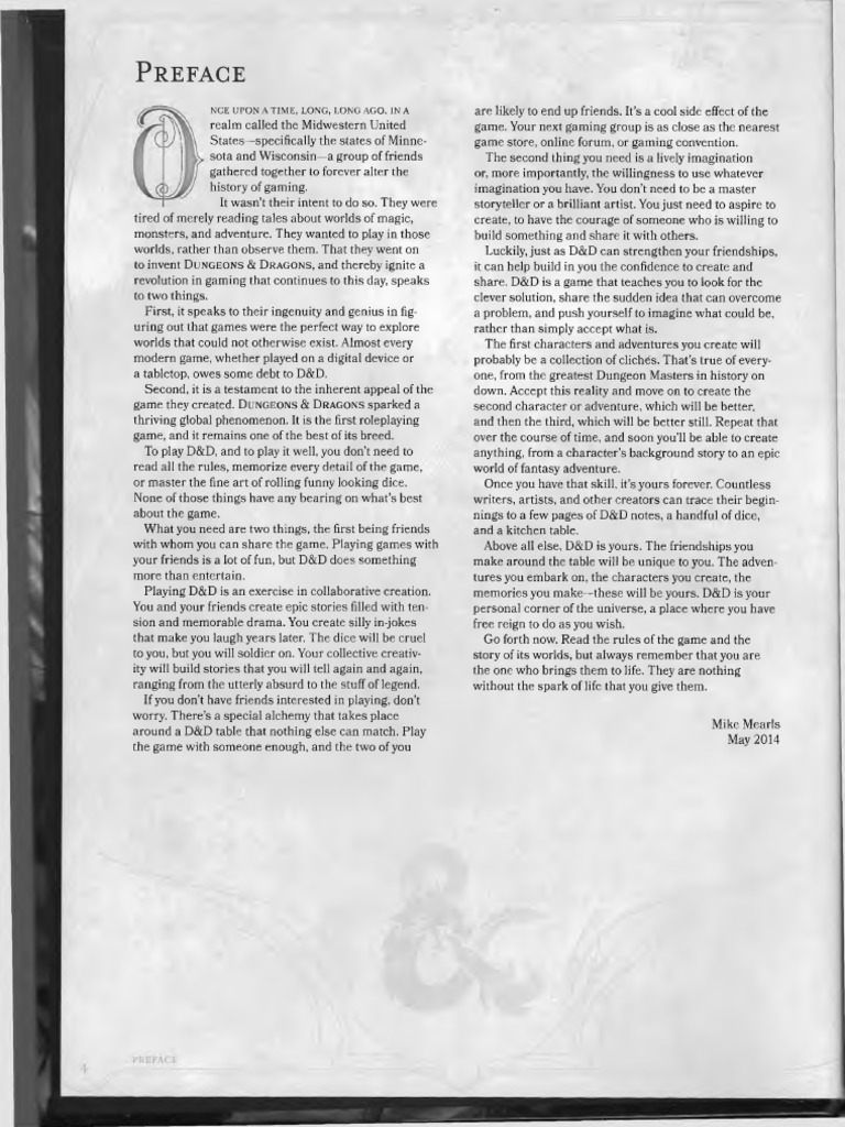 Pages From DnD 5e Players Handbook (BnW OCR) Leisure Food & Wine