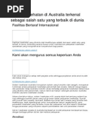 Download Sistem Kesehatan Di Australia Terkenal Sebagai Salah Satu Yang Terbaik Di Dunia by Yati SN266589178 doc pdf