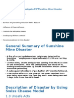 Detailed Accident Investigation of Sunshine Mine Disaster