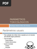 Parâmetros Toxicológicos