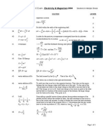 E&M Multiple Choice Answers 2004.Doc