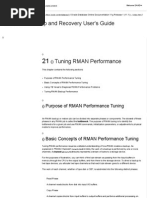 Tuning RMAN Performance