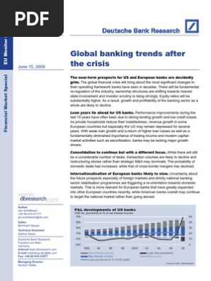 Deutsche Bank Global Banking Trends After The Gfc Leverage