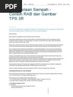 Download Pengelolaan Sampah - Contoh RAB Dan Gambar TPS 3R by Arhi Ajah Oi SN266601433 doc pdf