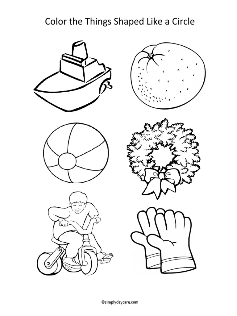 Color Circle-Shaped Objects | PDF