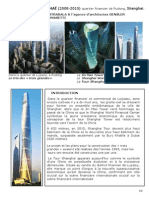 3D - Architecture XXI Eme - La Tour de SHANGHAÏ - Doc Prof