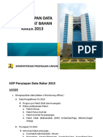 SOP Penyiapan Data Dan Format Bahan Raker 2013