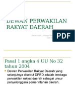 Dewan Perwakilan Rakyat Daerah