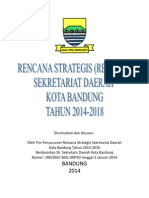Renstra Setda Kota Bandung 2013-2018