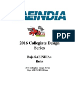 2016 Baja SAE India Rulebook