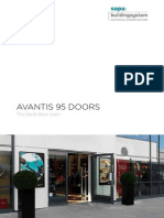 product brochure avantis 95 aluminium high performance doors