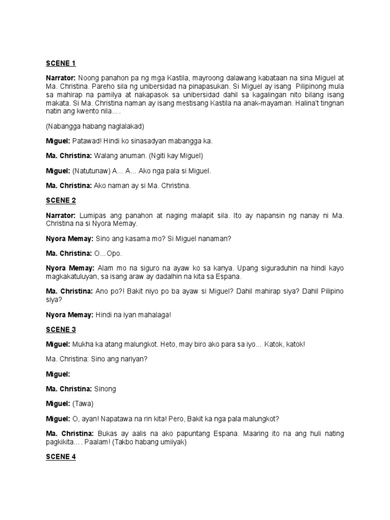 HS Roleplay Script | PDF