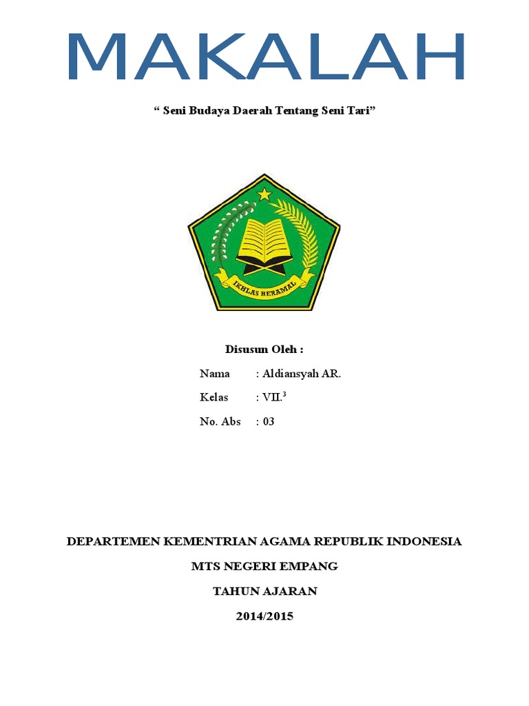 Makalah Seni Tari